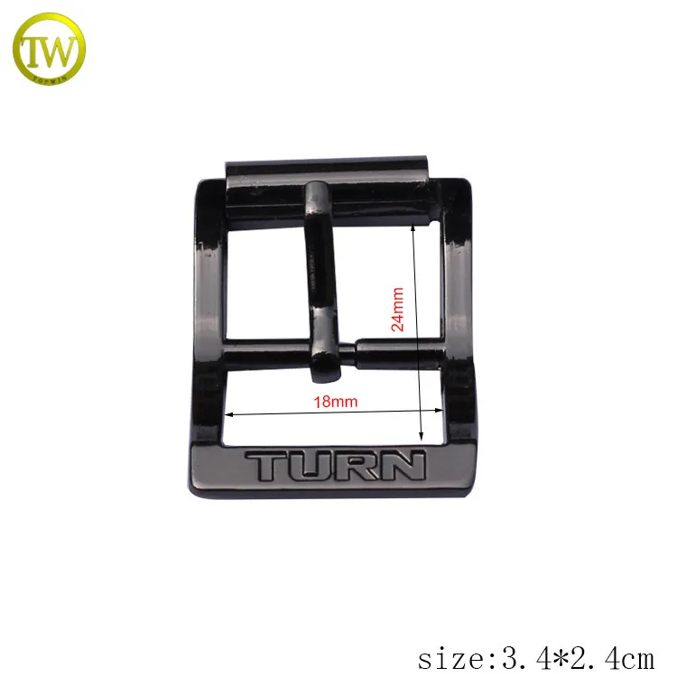 

PB34 Custom luxury gunmetal bag buckle Belt metal buckle