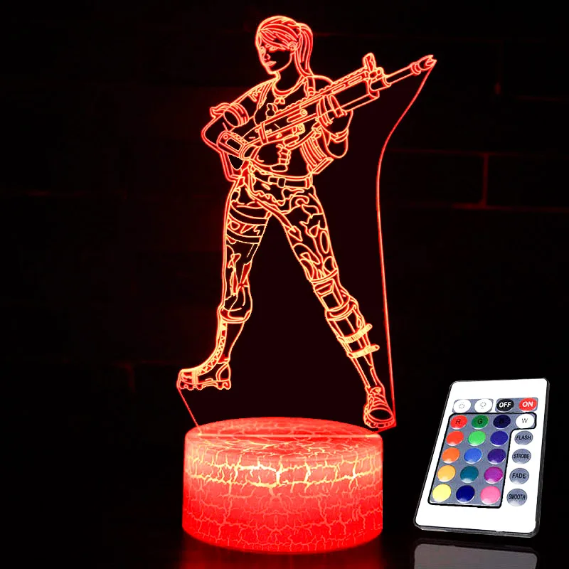 

Battle Royale Kids Night Sleep Light Projection Lamp LED Fortnight Children Toys Christmas Gifts Figure Action