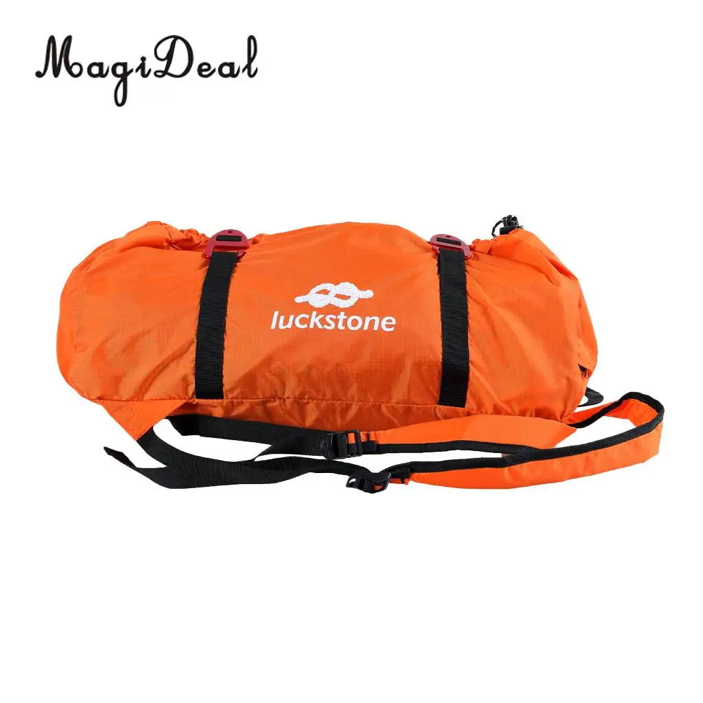 MagiDeal Folding Nylon Rock Climbing Rope Bag Gear Equipment Holder Storage for Camping Climbing Caving Travell Accessories