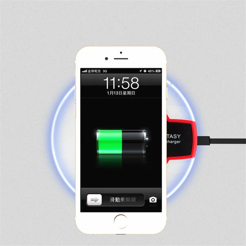 تشى اللاسلكية شاحن هاتف خلوي سادة و شحن استقبال مجموعة ل ابل اي فون 5/5 s/5c/6/ 6 s/6plus7/7 زائد تشى اللاسلكية شاحن هاتف خلوي سادة و شحن استقبال مجموعة ل ابل اي فون 5/5 s/5c/6/ 6 s/6plus7/7 زائد