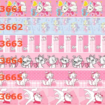 

10yards - different sizes - Cartoon cat Grossgrain ribbon - Cartoon ribbon - Cute/lovely
