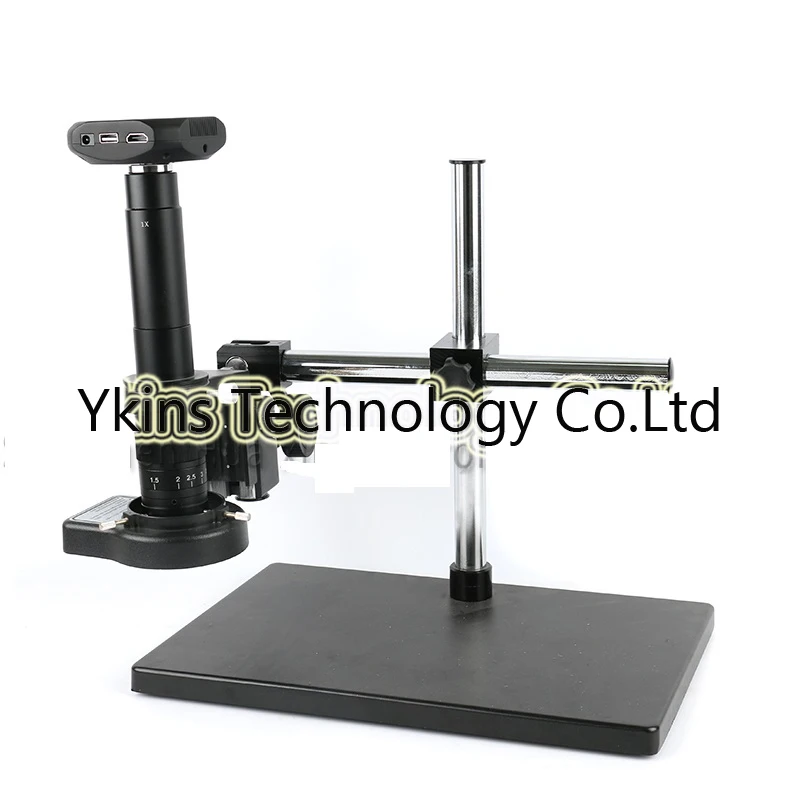 

Mouse control 1080P HDMI USB Digital Industrial Calibrate Microscope Camera+180X 300X C mount Lens+144 LED Light+Stand Holder