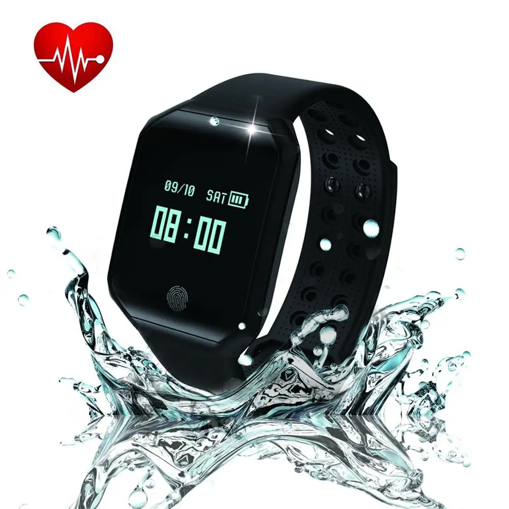 

Heart Rate Fitness Tracker, Pedometer Activity Tracker, Sleep Monitor Fitness Watch, Waterproof Bluetooth Smart Bracelet