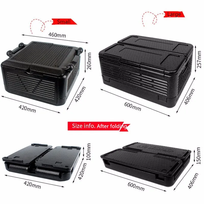 

Folding Incubator Outdoors Camping Picnic Preservation 24LEPP Food Logistics Supermarket Fresh Transport Box Car Refrigerator