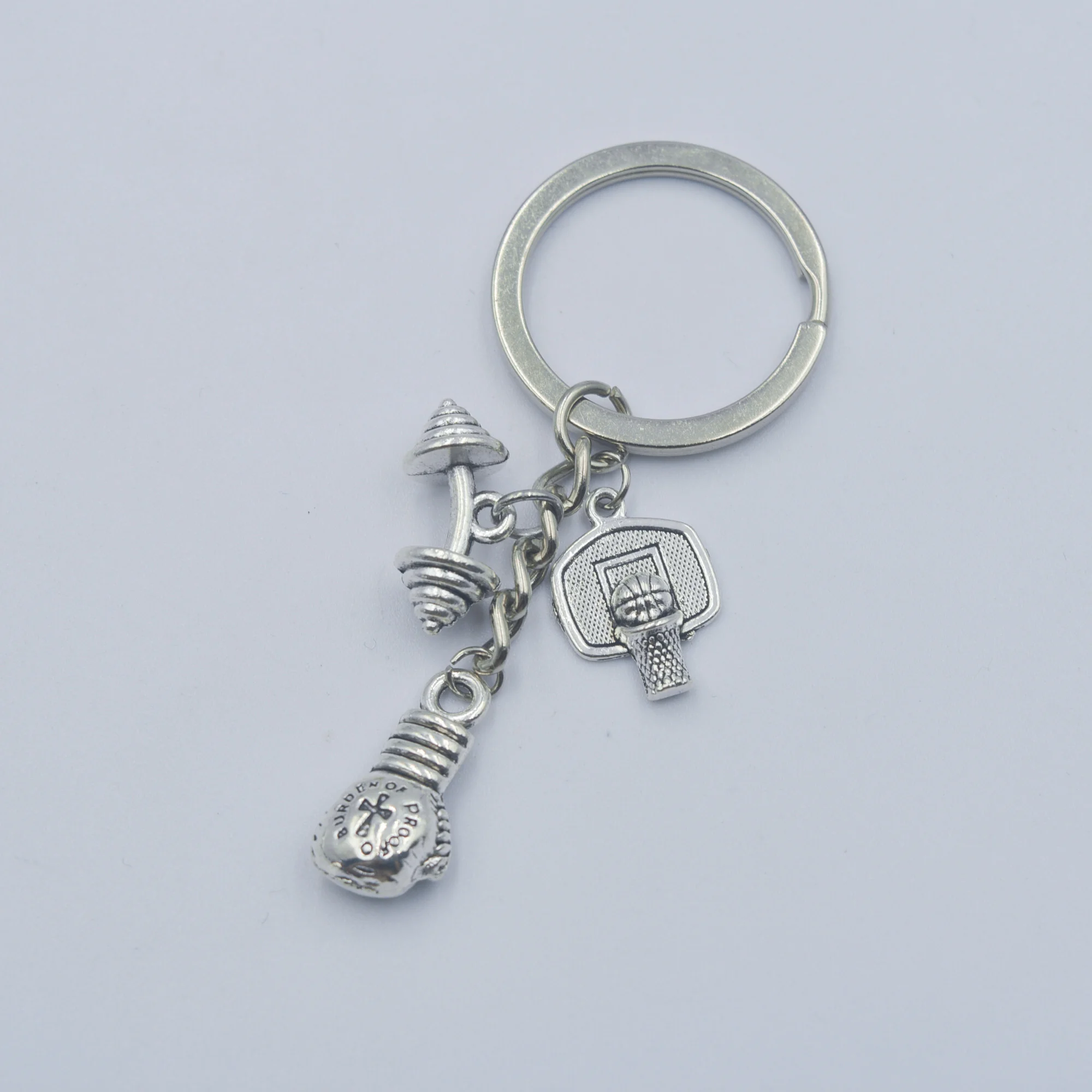 Antique silver sports Keychains basketball Keyring Jewelry Diy Handmade For Gift
Antique silver sports Keychains basketball Keyring Jewelry Diy Handmade For Gift