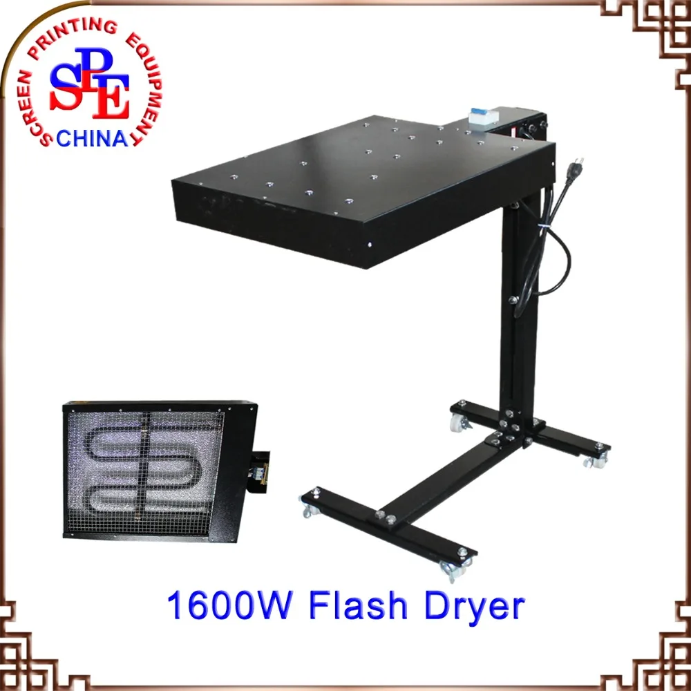 SPE4040 Dryer Screen Printing Equipment 1600W flash dryerin