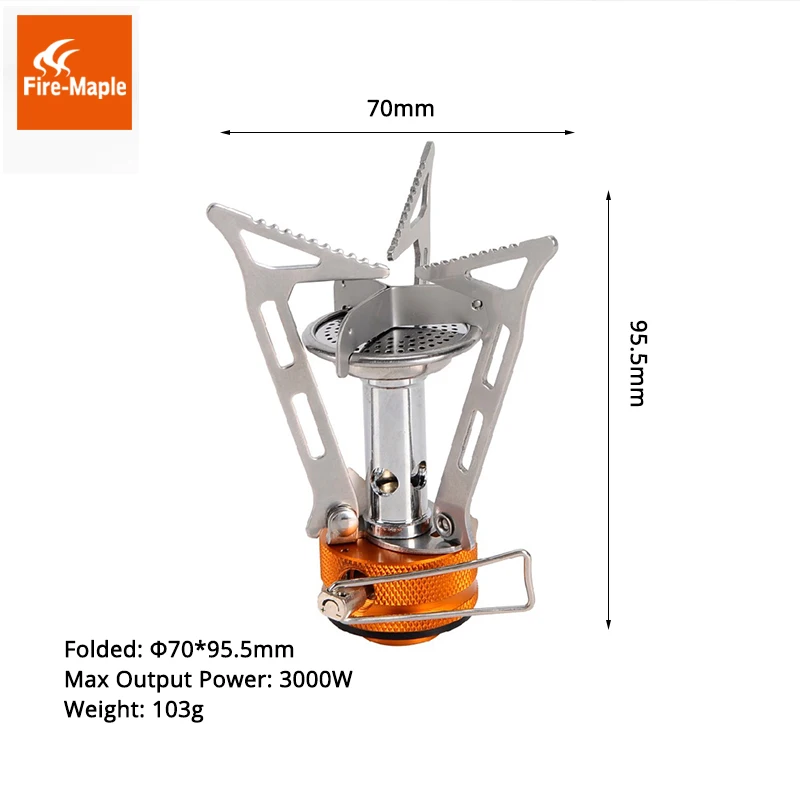 Fire Maple Outdoor Camping Backpacken Bus Stove Opvouwbare Brander Voor  Water Koffie Thee Maaltijd Koken Gasfornuis FMS-103 - AliExpress