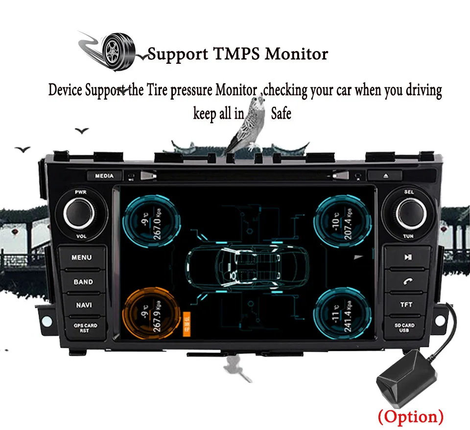 Best Android 9.0 Car dvd GPS Radio Player for Nissan Teana Altima 2013-2018 Auto Stereo Multimedia RDS OBD DAB+ navigation dvd System 5
