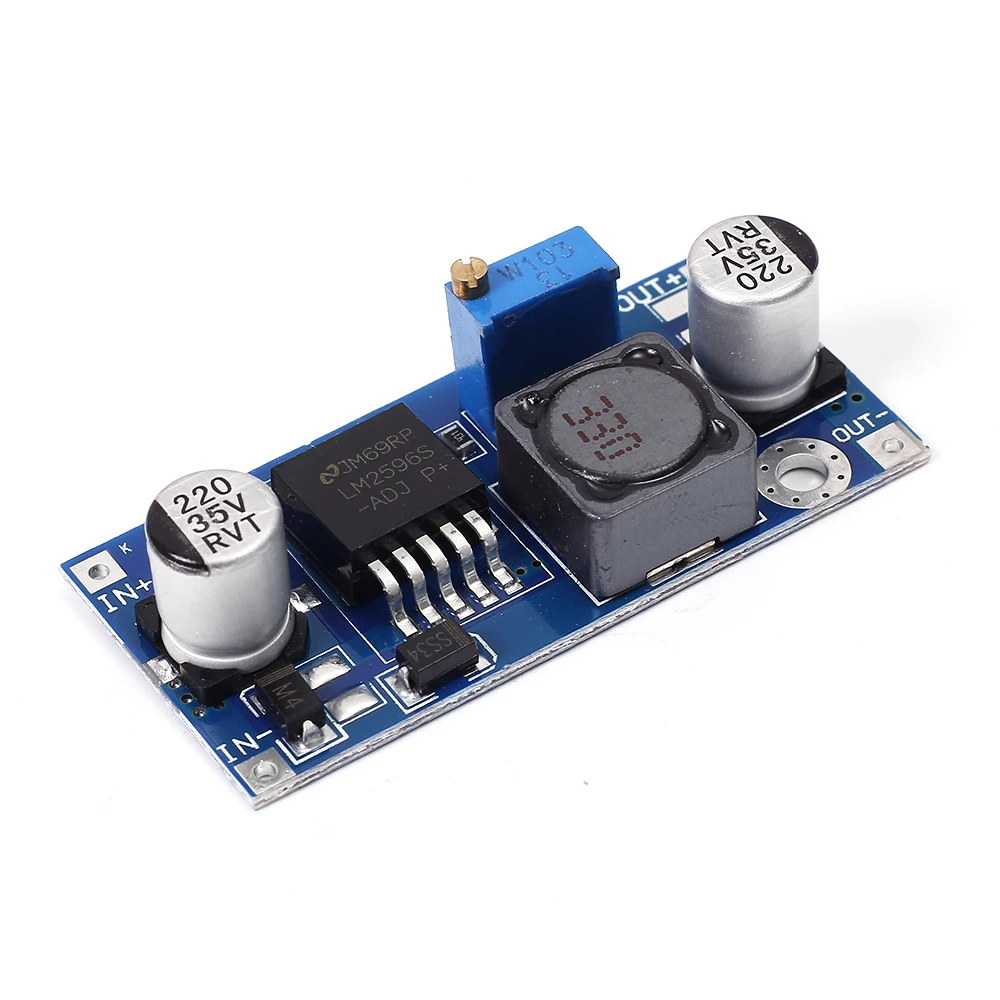 3A LM2596 4V 35V DC Регулируемый преобразователь источника питания понижающий модуль