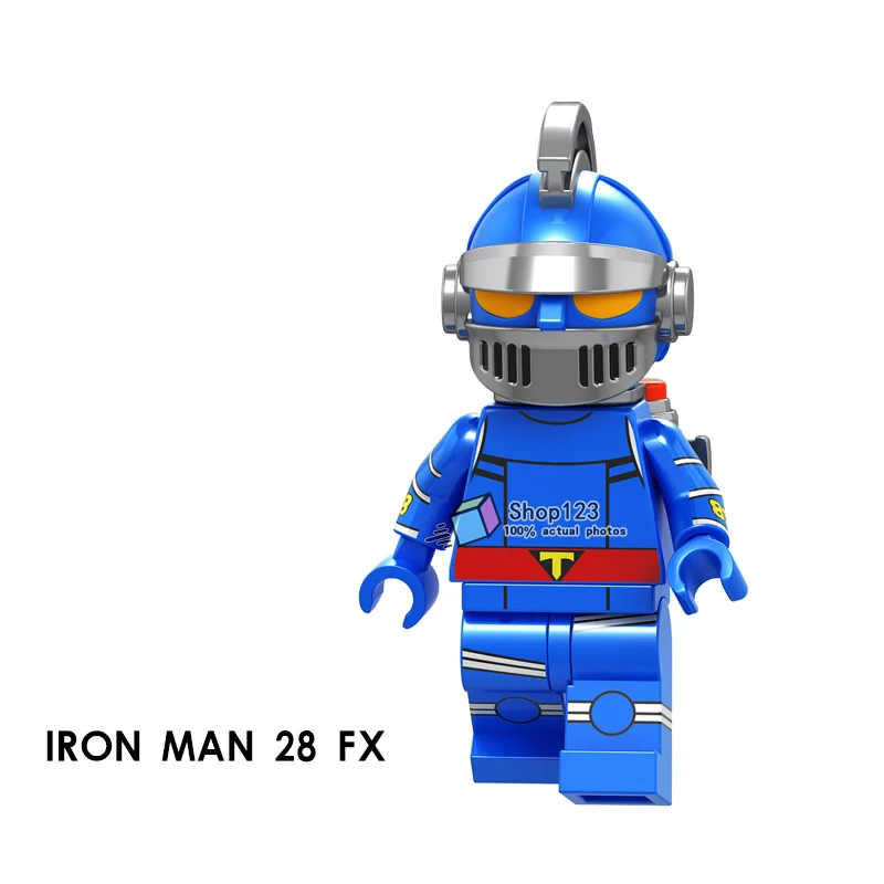 Legoing Friends Iron Man 28 FX Japanese Anime Action Figures Legoing City Bricks Building Blocks Christmas Toys for children