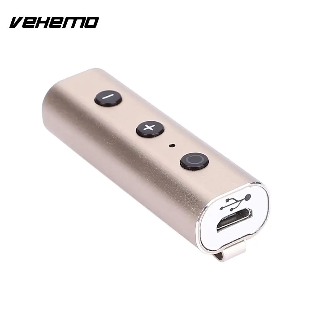 3.5MM Socket Car Wireless Bluetooth Receiver Audio Micro USB Speaker