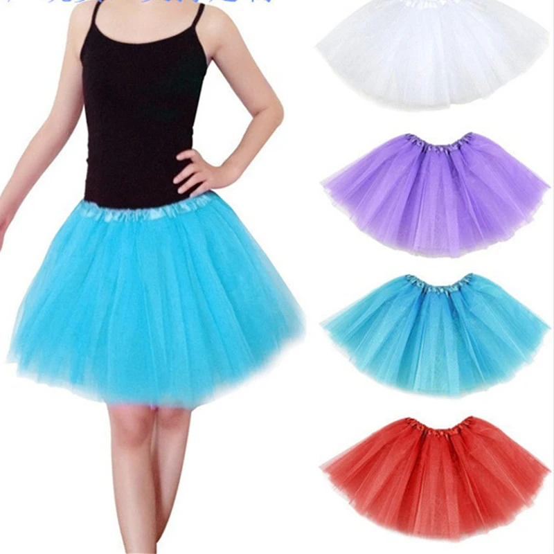 Girl Kids Tutu Skirt Tulle Princess Party Dance Ballet Dress Colorful Baby Skirt 