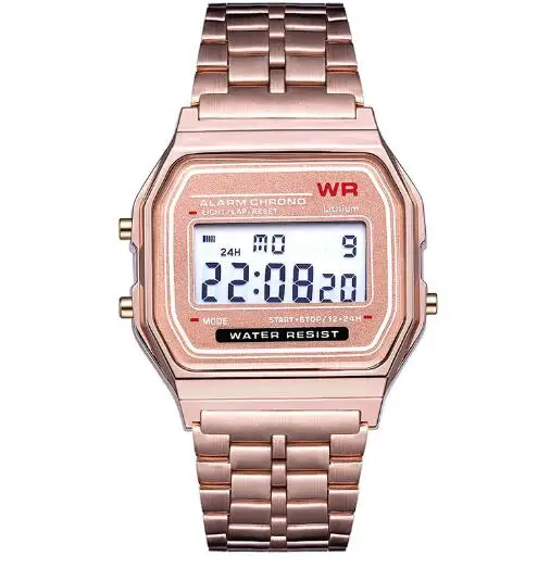 

New 4 Colors Top design LED Watch Multifunction Watch For Woman Man Electronic Digital watches relojes F91W
