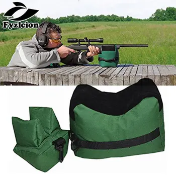

Hunting Accessories Portable Shooting Rear Gun Rest Bag Set Front & Rear Rifle Target Hunting Bench Unfilled Stand
