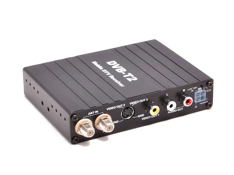  High speed Car Digital DVB-T2 Tuner (Reciever) with 2 active antennas .  AVIS Electronics AVS7000DVB 