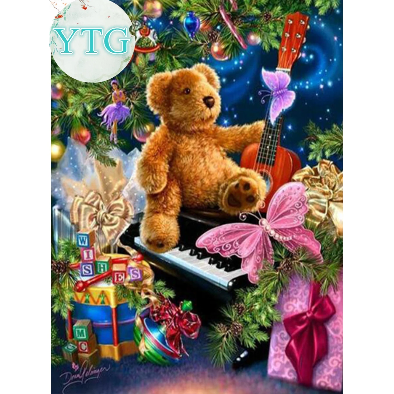 Buy Christmas,Gift,Diamond Painting,Full,Diamond