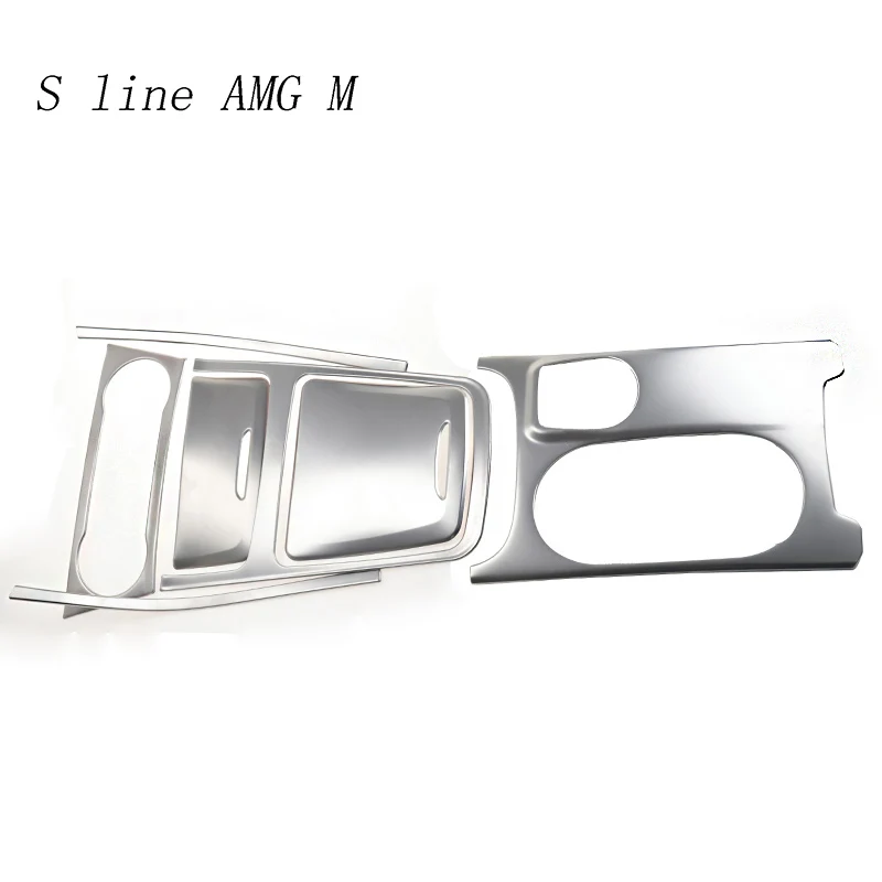  Car Styling Air Knob Center Console Gear Panel Auto Gears Stickers Covers Trim For Mercedes Benz A 