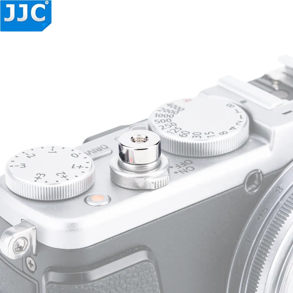 JJC металлическая мягкая кнопка спуска затвора для Fujifilm X-E3/X-PRO2/X-E2S/X10/X20/X30/X100/X100T/X100S/X-E1/X-E2/XPRO-1/X-T10