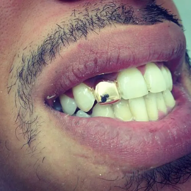 Aliexpress.com : Buy Gold Color Trendy Rock Rapper Hip Hop Grillz Caps Mold Top & Bottom Grill ...