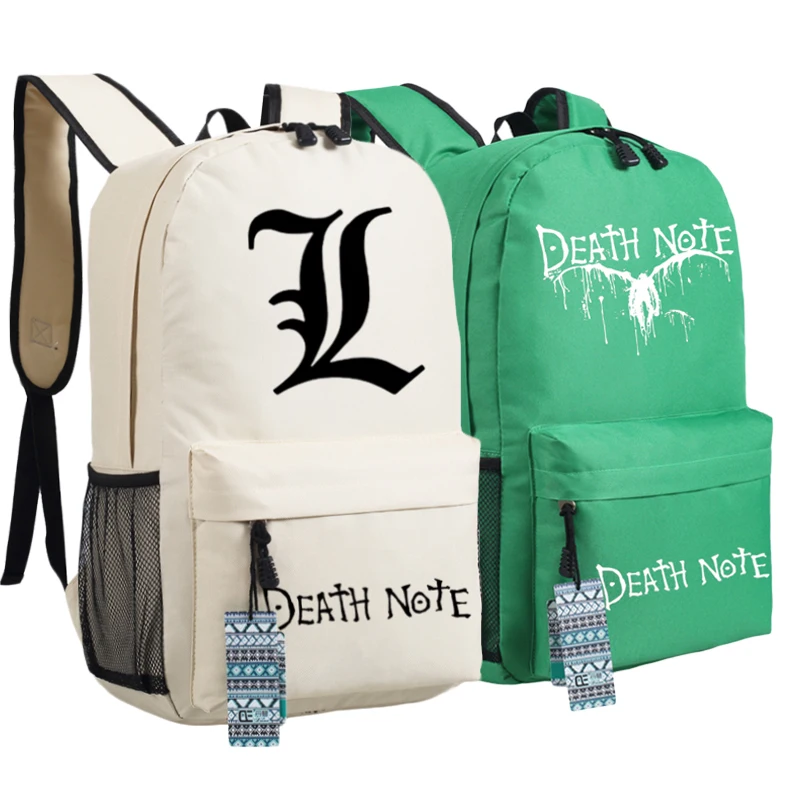 Аниме DEATH NOTE Killer Ryuuku женский рюкзак Mochila Feminina парусиновые школьные сумки для
