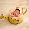 Vintage Newborn Flower Bonnet Baby Girl Floral  Hat Photography Props Newborn Flower Hat Photo Prop 4