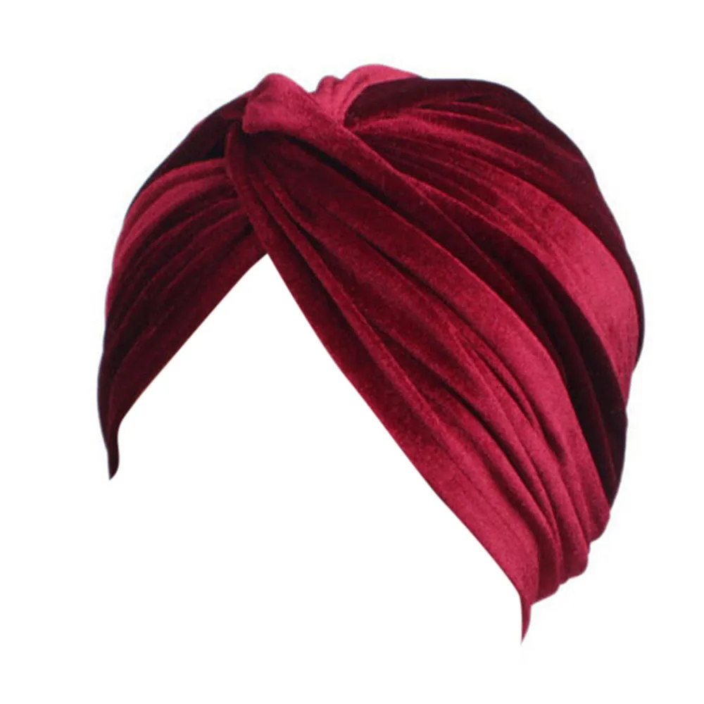 Turbano Для женщин Beanies turban мусульманское Полосатое фланель шарф рака шляпу капот chimio \ Coton женский Шапки#800