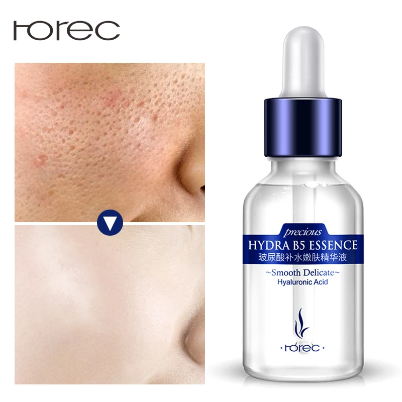 

ROREC Hyaluronic Acid Face Serum Facial Anti-Aging Anti-Wrinkle Anti-Acne Liquid Essence Moisturizing Serum Whitening for Face