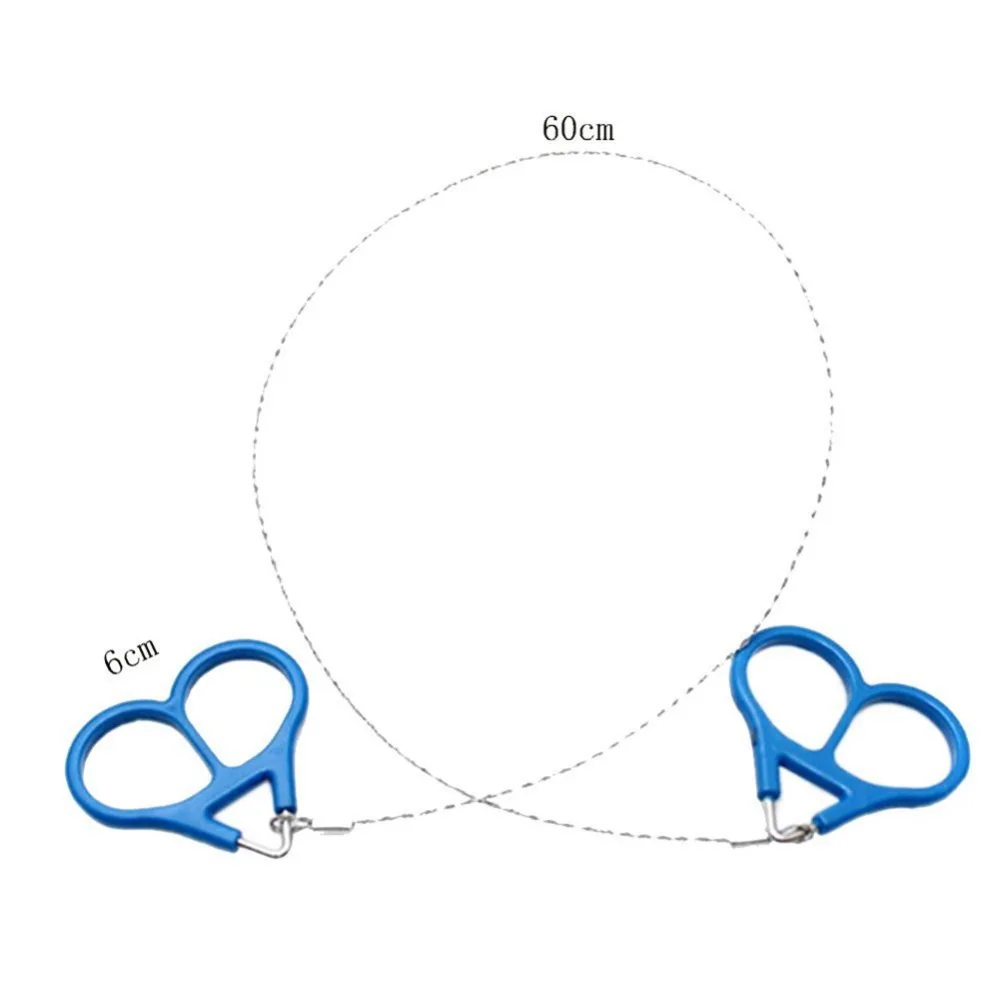Портативный Открытый пластик стальная проволока пилы кольцо прокрутки путешествия Кемпинг аварийного выживания ручной инструмент