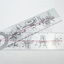 Спинного Гониометр Дистальный radioulnar совместная линейка медицинская линейка угол транспортиром кости размеры футов 10 шт./лот