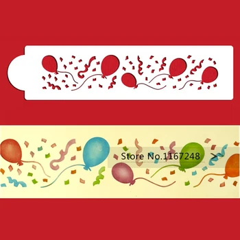 

Balloon Cake Stencil Side Biscuit Mold Fondant Cake Stencil Fondant Molds