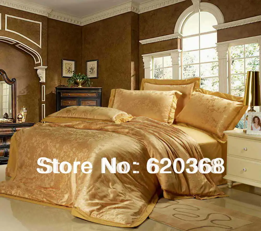 100 Cotton The Golden Age Clic Satin Jacquard Bedding 100 Cotton The Golden Age Clic Satin Jacquard Bedding