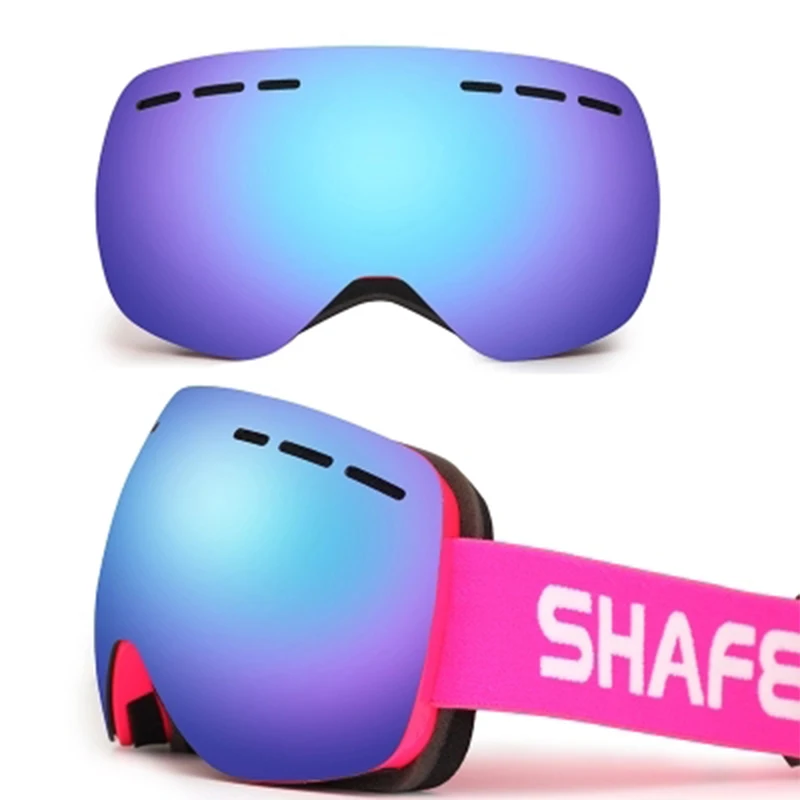 Ski Goggles Kids Double Lens UV400 Anti fog Ski Child Skiing Glasses