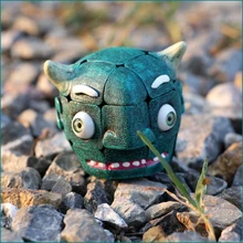 Carni Chaak Black Demons 3x3x3 куб головоломка на скорость игры 3x3 Волшебные Часы-кольцо с крышкой игрушки Специальные игрушки, Прямая поставка модели вентиляторы