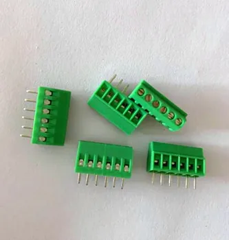 

50pcs Screw type PCB terminal block XK128-2.54MM terminal block green minimum terminal block mini Connector and terminal