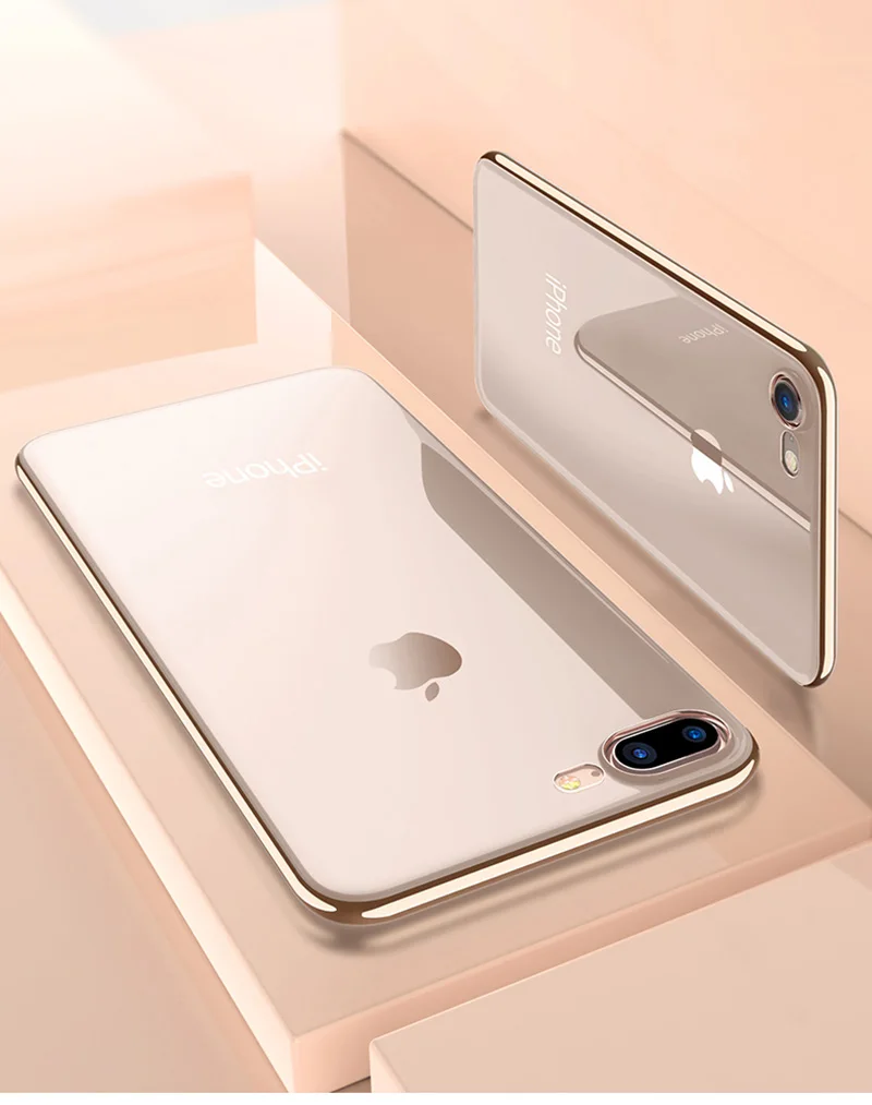 Мягкий силиконовый прозрачный чехол Nephy для iPhone X XR XS MAX 10 6 S Plus 5 5S 5SE 7 8 6splus 7plus 8plus