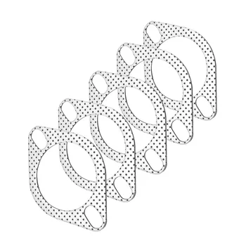 

63MM 2.5 inch 5pcs/Lot Aluminum Gasket Car Engine Exhaust Gasket/ Universal Exhaust Pipe Gasket with two holes TT101116