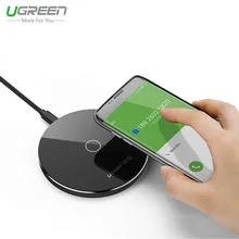 Ugreen 5V 2A Quick Charge Qi Wireless Charger For Samsung S8 Plus Note 8 S7 S6 Edge QC Charging Pad For iPhone X 8 Plus Nexus 6