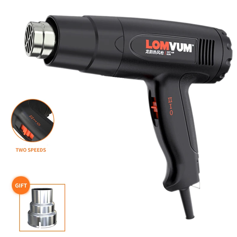 Hot Air Gun Industrial Small Baking Gun Baking and Scraping Thermal Film Blower Plastic Welding