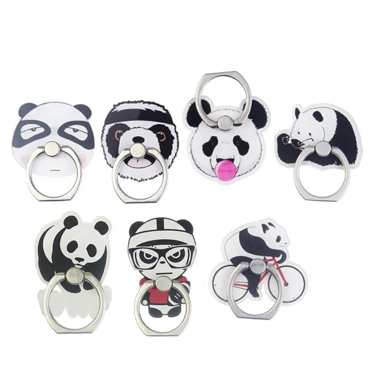 Cartoon Animal Phone Stand Mobile Finger Ring 360 Degree Rotation Holder For IPhone X 7 Plus Samsung Xiaomi