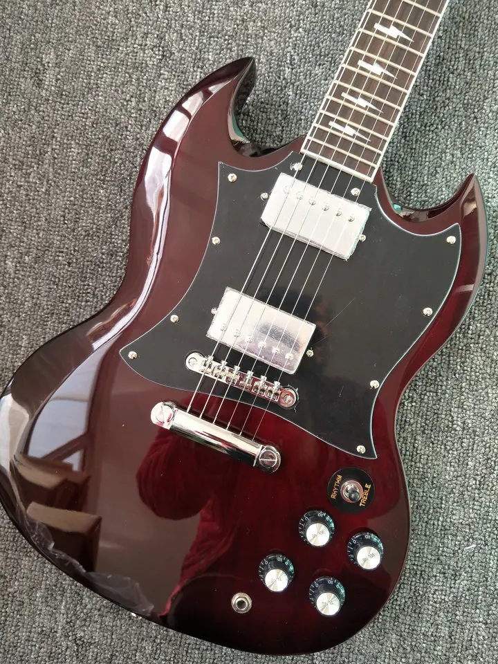 

in stock best selling 2019 Chinese sg guitar Angus Young SG Electric Guitar Free Shipping, Real Picture Shooting
