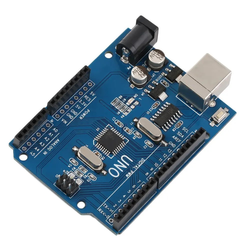 AAAE топ-микроконтроллер Uno R3 Atmega328P 5 V макетная плата с загрузчик Ch340G Usb для Arduino Uno разъемы и клеммы соединители