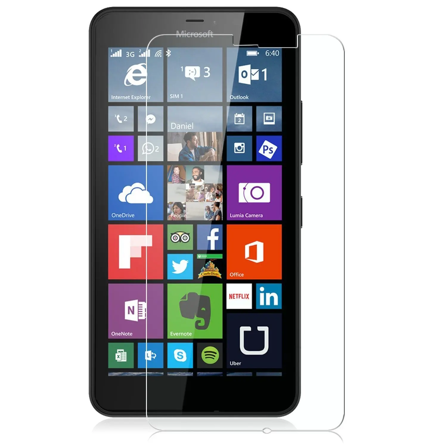 2 шт./лот закаленное Стекло для microsoft Lumia 640 Экран протектор Защитная пленка Nokia