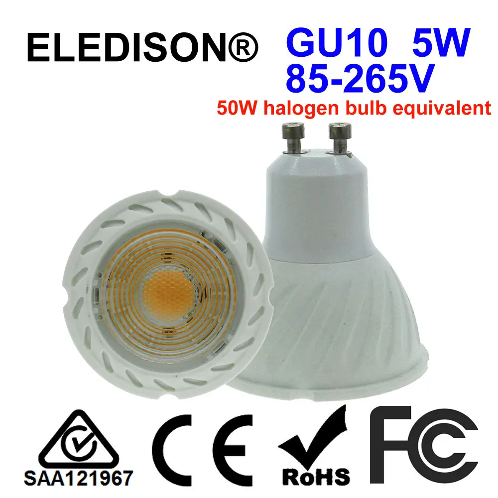 Светодиодная лампа GU10 5 Вт с регулируемой яркостью 2700 K 50 Вт|led gu10|light bulbled light gu10 |