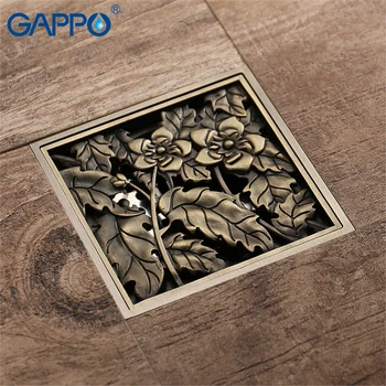 

GAPPO drains square Anti-odor Bathroom Floor cover shower drain strainer Bathroom Toilet Floor Drain Shower Waste Drain