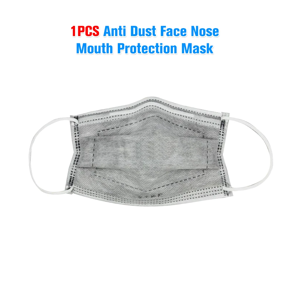 

1PCS Activated Carbon Mask Against Toxic Odor Exhaust PM2.5 Anti Fog and Haze Dustproof Protective Mask,Gray