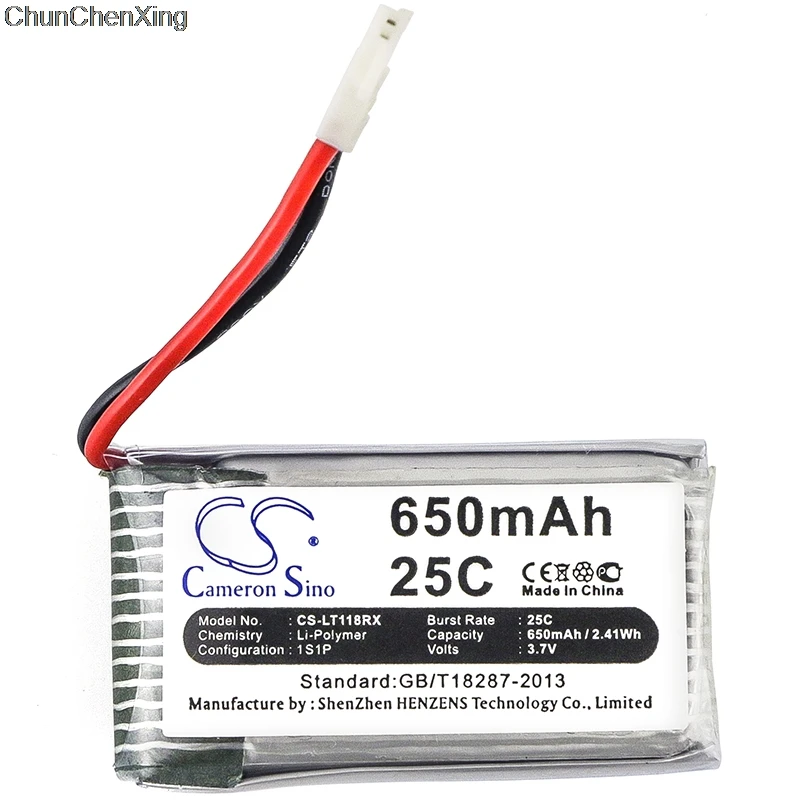 Cameron Sino 650 мАч аккумулятор для SYMA CX 30 F5C V929 Walkera QR X5 X5A X5C 1 X5SC X5SW|Цифровые