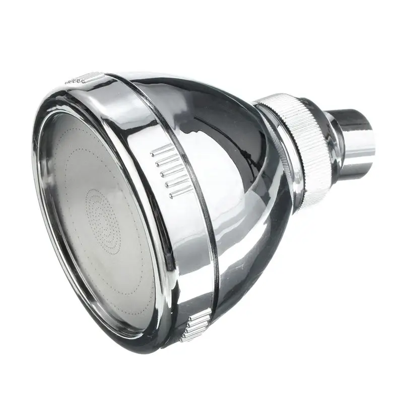 

Bathroom Wall Chrome Bath Shower Head Water Saving Pressure Boosting Super Low