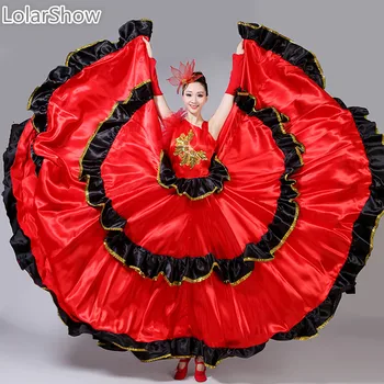 

Spanish Dresses Flamenco Girl Costume Bellydance Flamenco Dress