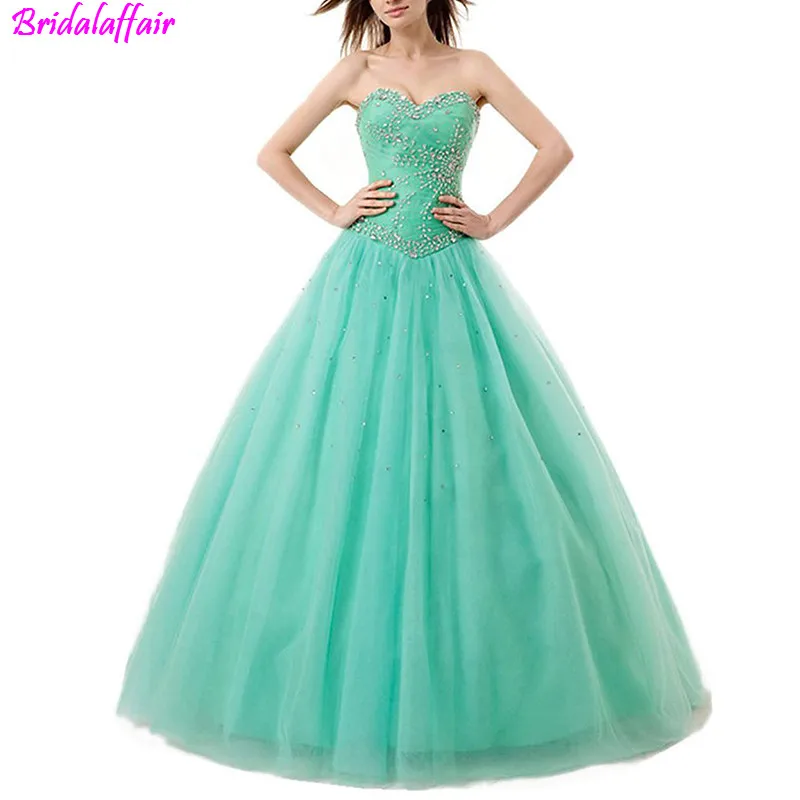 

Women's Evening Gown Cash On Delivery Sequins Ruffles Tulle Formal Lace Up Prom Gown De Fiesta Bealegantom 2019