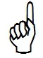 up finger